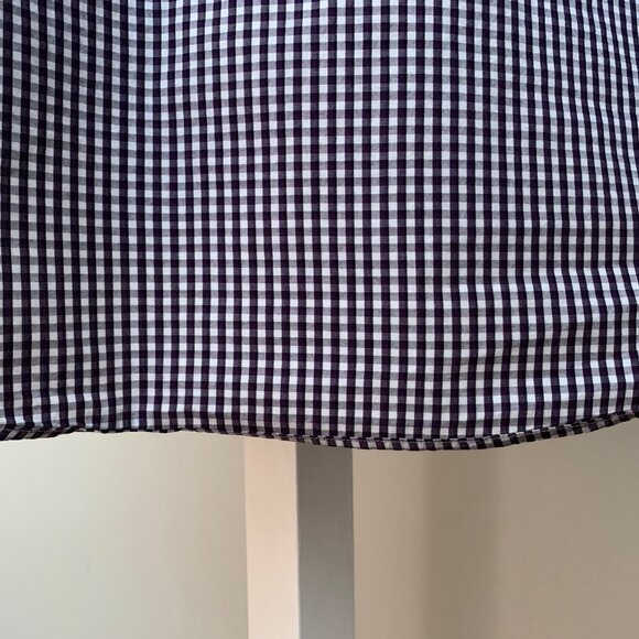 Bristol & Bull Men’s L Shirt Checkered Burgundy and White Button Down - Picture 11 of 12